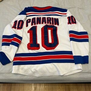 New York rangers away jersey artemi panarin number 10